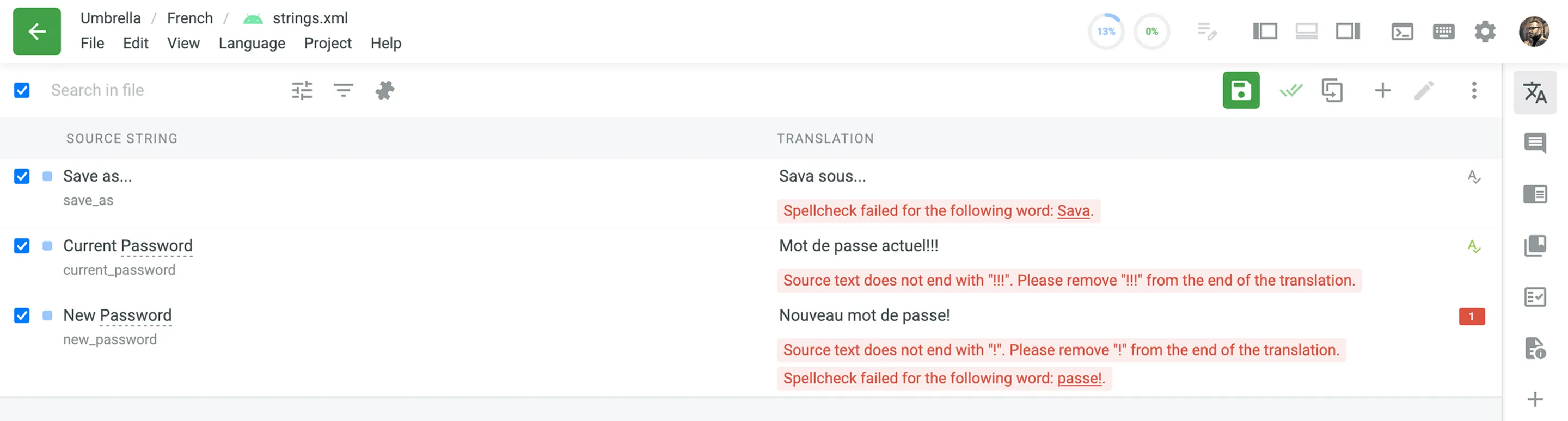 QA Checks in Editor